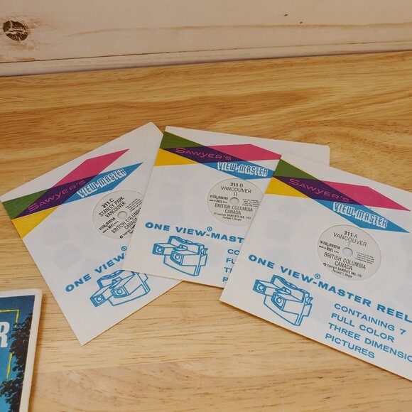 VTG 1957 View-Master Reels Vancouver British Columbia Canada Set Of 3 Kodachrome - Picture 6 of 11